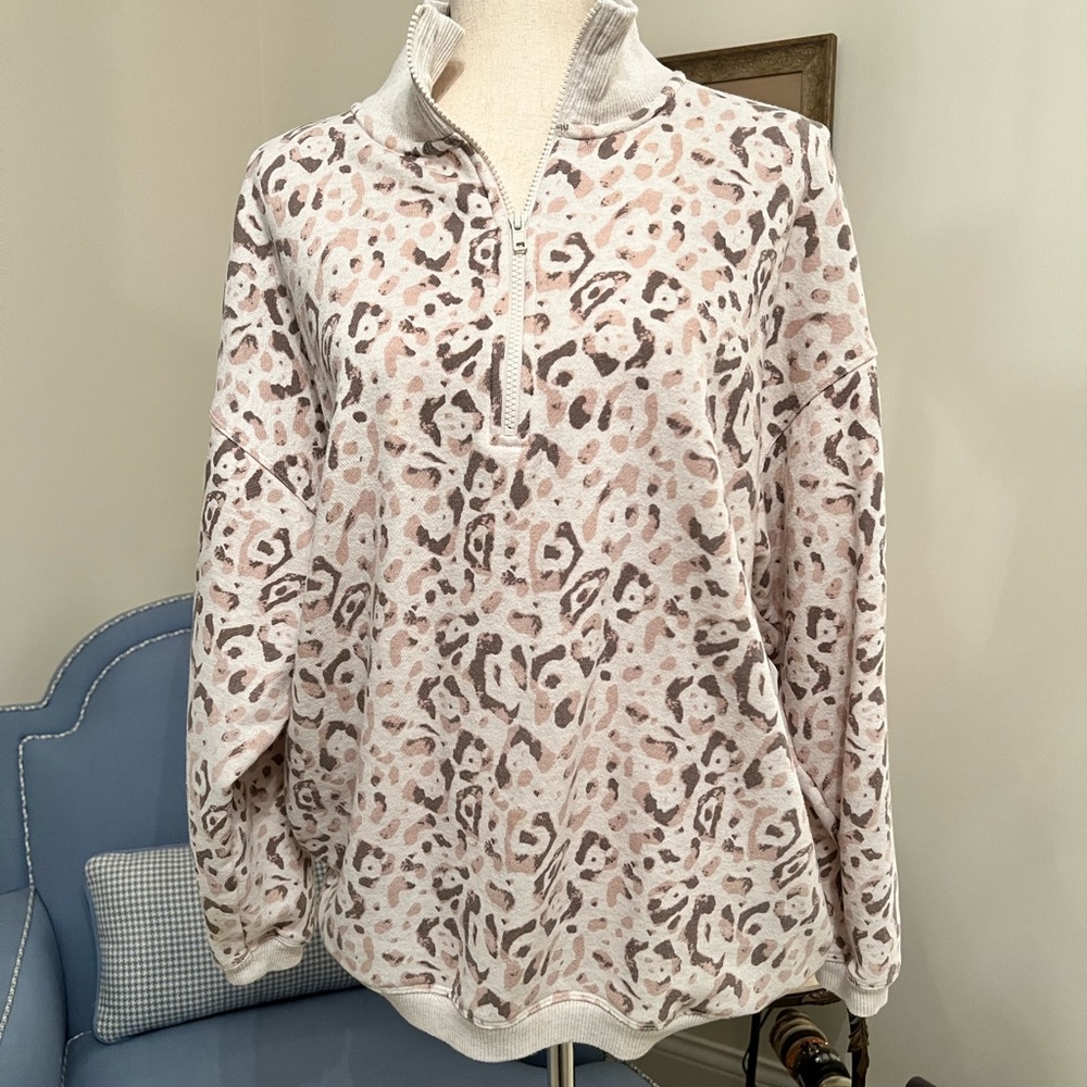 Aerie quarter zip sweatshirt